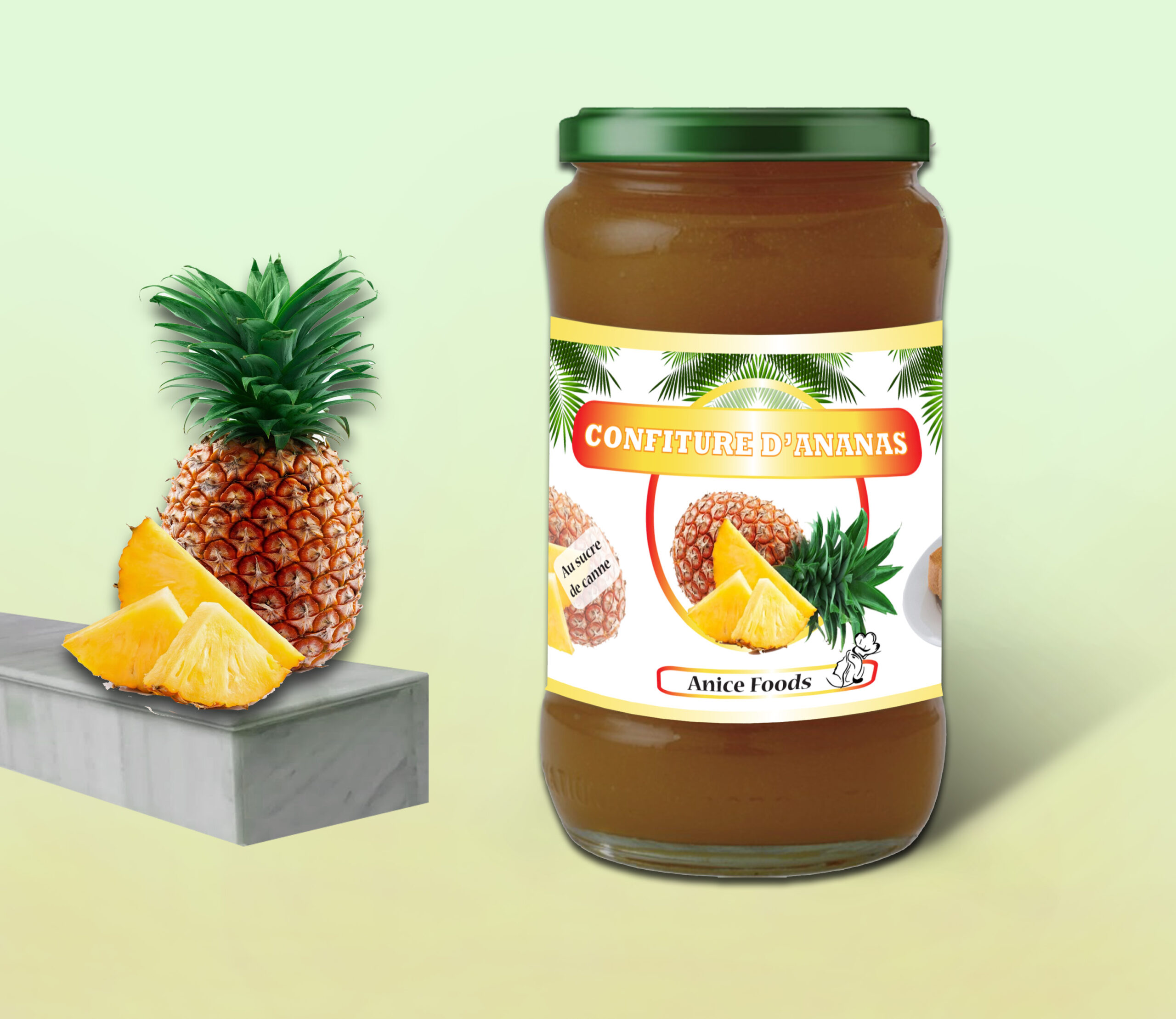 Jam jar mockup